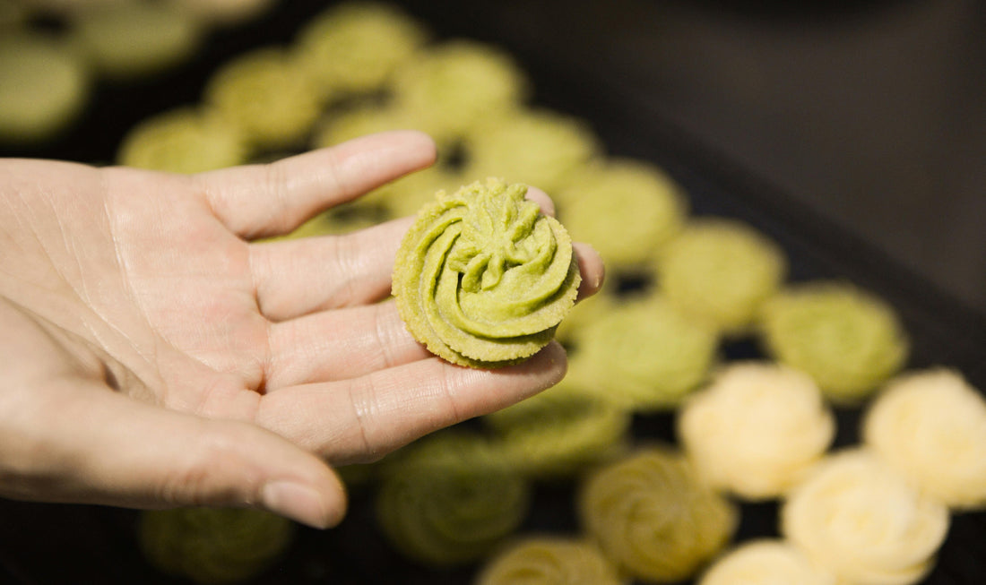 πͺ Green Tea Cookies (Matcha Cookies)