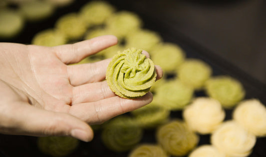 🍪 Green Tea Cookies (Matcha Cookies)