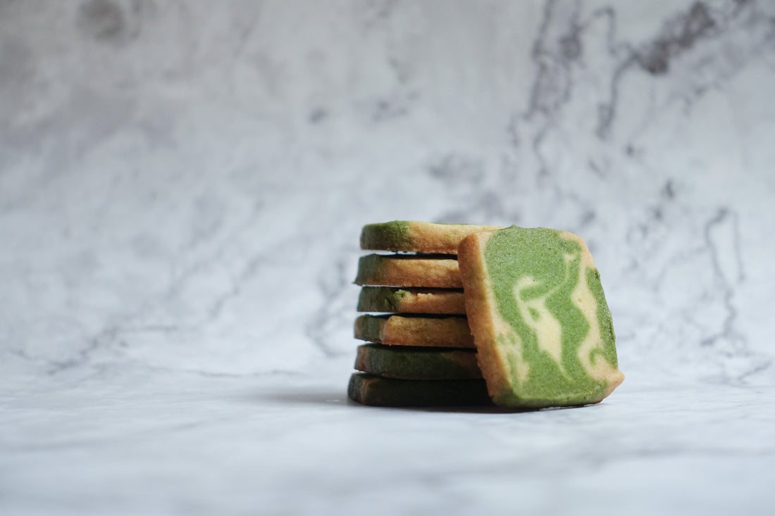 Matcha green tea pound cake
